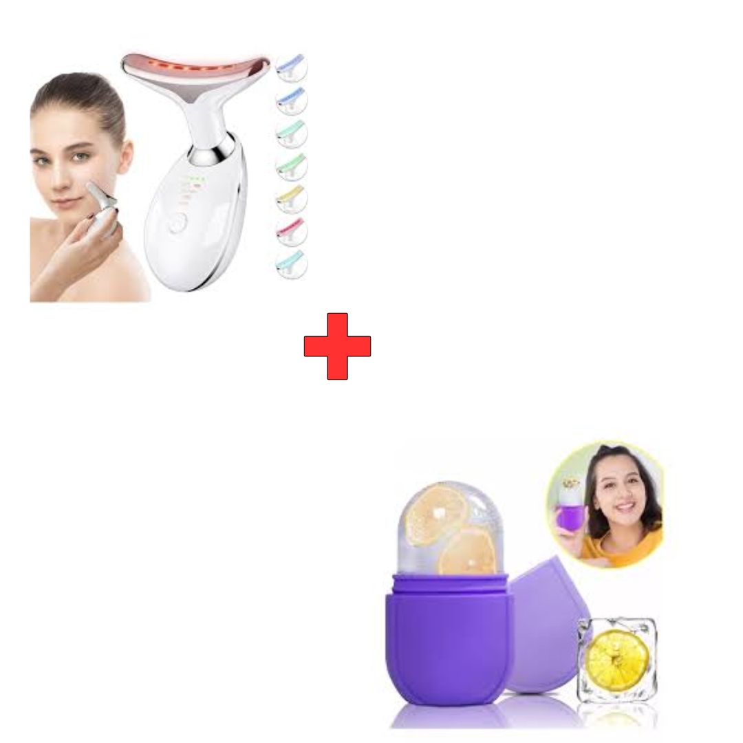 Combo maquina arrugas + molde hielo faci